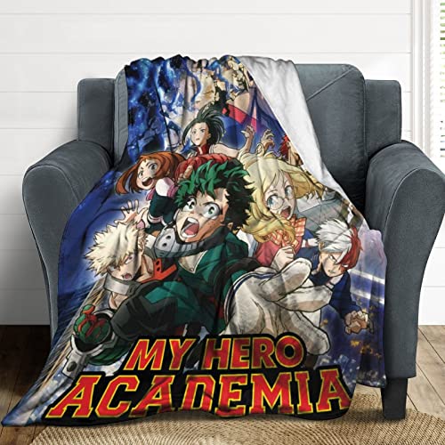 Frcavbin Anime Blanket Ultra-Soft Cozy Cartoon Throw Blankets Lightweight Flannel Blanket for Couch Sofa Living Room for Kids Adults 50"x40"