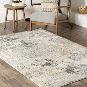 nuLOOM Abstract Contemporary Motto Area Rug, 3' x 5', Beige
