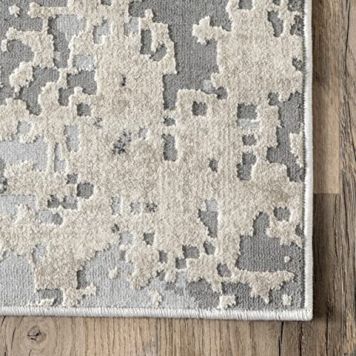 nuLOOM Abstract Contemporary Motto Area Rug, 3' x 5', Beige