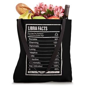 Libra Facts Apparel For Men And Women Funny Zodiac Gift Tote Bag