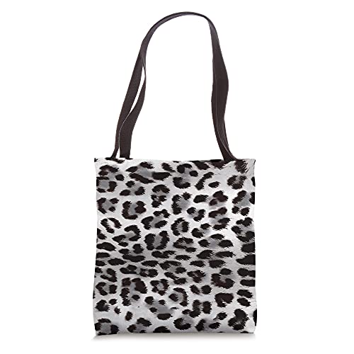 Animal Print Spots in Black on Beige AEV260 Tote Bag