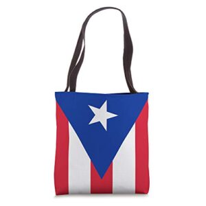 puerto rico national flag island san juan boricua tote bag