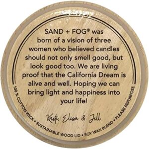 Sand + Fog - California Beach House - 12oz - Candle - Soy Wax Blend - White