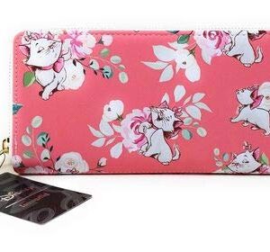 Loungefly X Disney The Aristocats Marie Pink Floral AOP Faux Leather Wallet