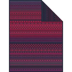 IBENA Soft Cotton Blanket with Fair Isle Pattern 'Karawang'