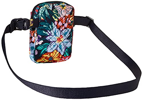 Vera Bradley Women's Cotton Small Convertible Crossbody Purse With RFID Protection, Happy Blooms, One Size