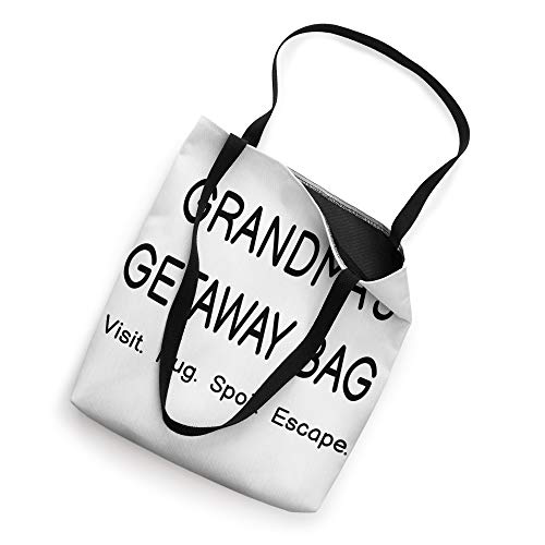 Funny Grandma's Getaway Bag, Gift for Grandma Tote Bag