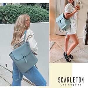 SCARLETON Backpack Purse for Women, Purses for Women, Women Backpack Purse, Top Handle Mini Backpack, Travel Backpack, H1608207902 - Off White