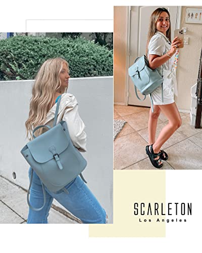 SCARLETON Backpack Purse for Women, Purses for Women, Women Backpack Purse, Top Handle Mini Backpack, Travel Backpack, H1608207902 - Off White