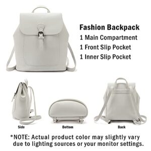 SCARLETON Backpack Purse for Women, Purses for Women, Women Backpack Purse, Top Handle Mini Backpack, Travel Backpack, H1608207902 - Off White