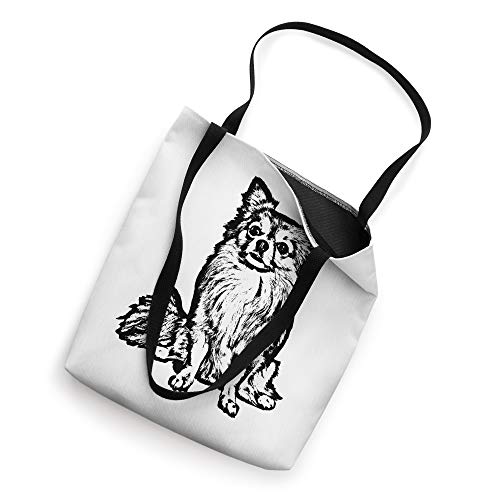 Chihuahua Long Hair Dog Lover Black For Women Men Tote Bag