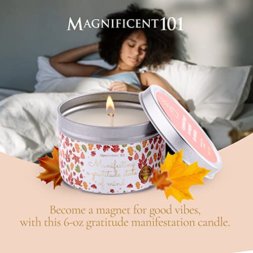 Magnificent 101 MANIFESTING A Gratitude State of Mind Tin Candle 6oz