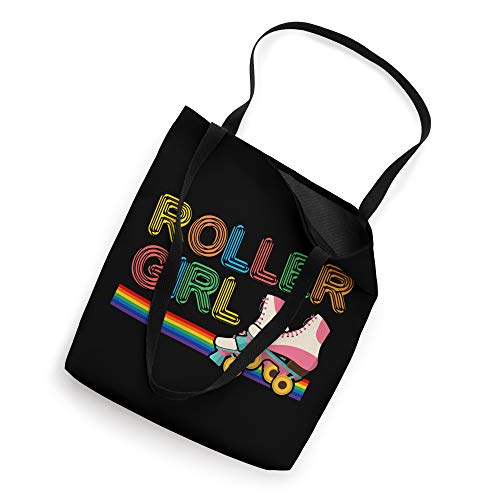 Roller Girl Vintage Seventies 70's Cool Retro Skates Skating Tote Bag