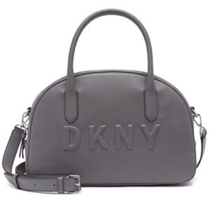 dkny tilly dome charcoal satchel