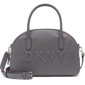 DKNY Tilly Dome Charcoal Satchel