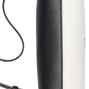 DKNY Farrah Leather Black & White Clutch