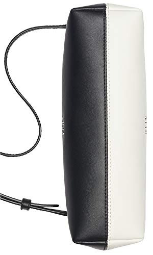 DKNY Farrah Leather Black & White Clutch