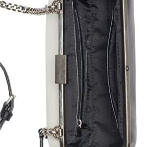 DKNY Farrah Leather Black & White Clutch