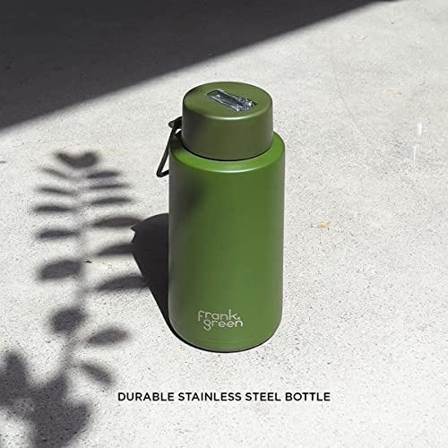 Frank Green Harbor Mist Ceramic Lined Reusable Bottle with Straw Lid, 1 EA