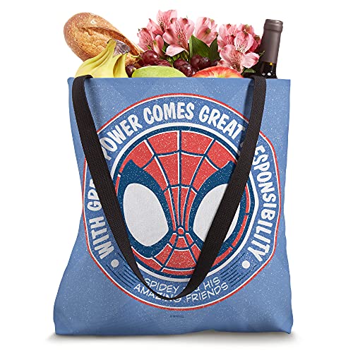 Marvel Spidey and His Amazing Friends Spidey Mask Tote Bag