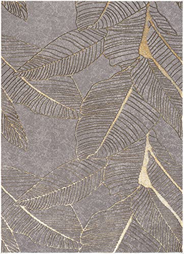 Well Woven Fairmont Madeline 7'10" X 9'10" Grey Retro Marble Pattern Glam Area Rug