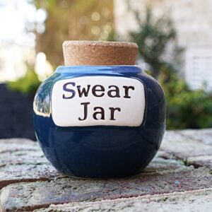 Cottage Creek Swear Jar Ceramic Cussing Jar, Swearing Bank, Cuss Word Piggy Bank