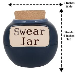 Cottage Creek Swear Jar Ceramic Cussing Jar, Swearing Bank, Cuss Word Piggy Bank