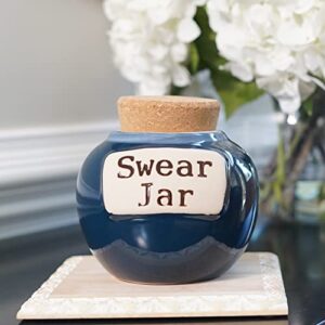 Cottage Creek Swear Jar Ceramic Cussing Jar, Swearing Bank, Cuss Word Piggy Bank