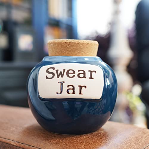 Cottage Creek Swear Jar Ceramic Cussing Jar, Swearing Bank, Cuss Word Piggy Bank