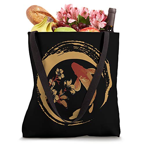 Koi Fish Japanese Koi Carp Cherry Blossom Sakura Nishikigoi Tote Bag