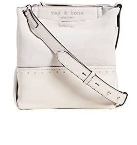 rag & bone Women's Passenger Crossbody Bag 2.0, Sterling Grey, One Size