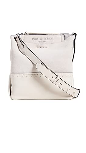 rag & bone Women's Passenger Crossbody Bag 2.0, Sterling Grey, One Size