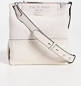 rag & bone Women's Passenger Crossbody Bag 2.0, Sterling Grey, One Size