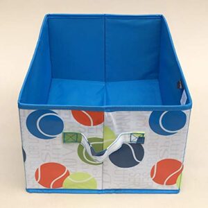 Passion for Tennis Collection 17"x12"x8" Storage Bin (White Background)