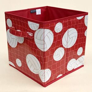 passion for volleyball collection 11″x11″x11″ storage bin