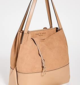 rag & bone Women's Passenger Tote 2.0, Caramel, Tan, One Size