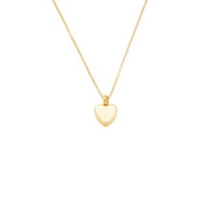 Oaktree Memorials Heart Cremation Necklace, Urn Pendant, Necklace Urn, Necklace Urn for Ashes, Cremation Jewelry, Stainless Steel, 18K Gold Plated (Gold)