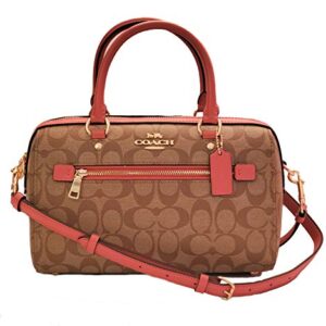 Coach Rowan Satchel in Signature Canvas