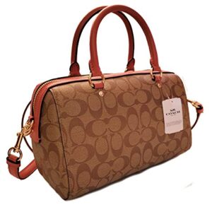 Coach Rowan Satchel in Signature Canvas