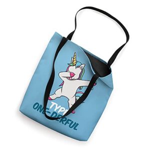 Type 1 Diabetes Awareness Unicorn Type One Diabetic Boy Girl Tote Bag