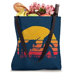 Funny Bigfoot / Sasquatch & Unicorn Retro Legends! Tote Bag