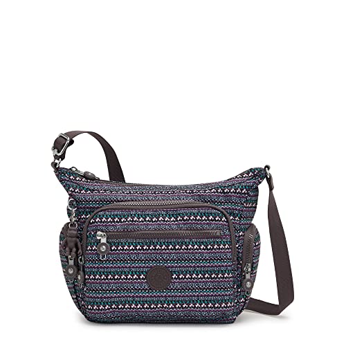 Kipling Women's Gabbie Small Crossbody, Lightweight Everyday Purse, Casual Shoulder Bag, Stripy Dots