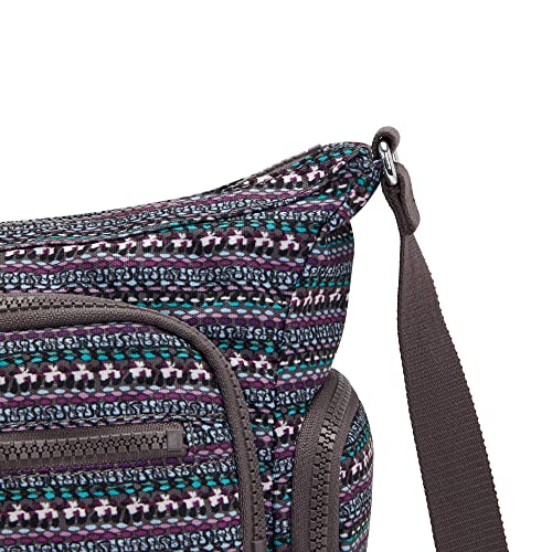 Kipling Women's Gabbie Small Crossbody, Lightweight Everyday Purse, Casual Shoulder Bag, Stripy Dots