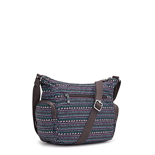 Kipling Women's Gabbie Small Crossbody, Lightweight Everyday Purse, Casual Shoulder Bag, Stripy Dots