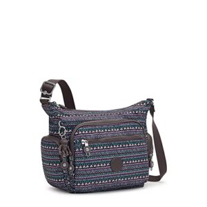 Kipling Women's Gabbie Small Crossbody, Lightweight Everyday Purse, Casual Shoulder Bag, Stripy Dots