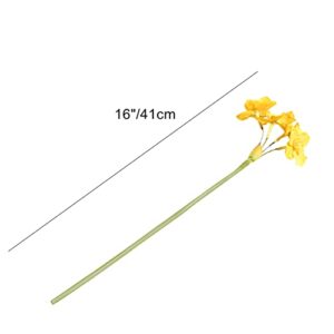 Mandy's 12pcs Yellow Flowers Artificial Daffodils Flowers 16" for Party Home Decoration