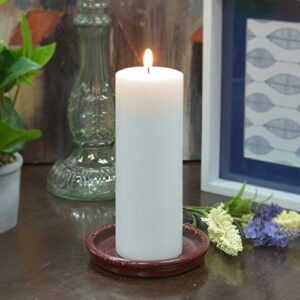 3 x 8 inch white pillar candles – set of 16