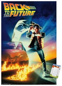 trends international back to the future – one sheet wall poster, 22.375″ x 34″, premium poster & mount bundle