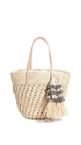 mar y sol women’s aix bag, natural, tan, one size