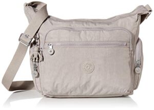 kipling womens gabbie crossbody, grey gris, medium us